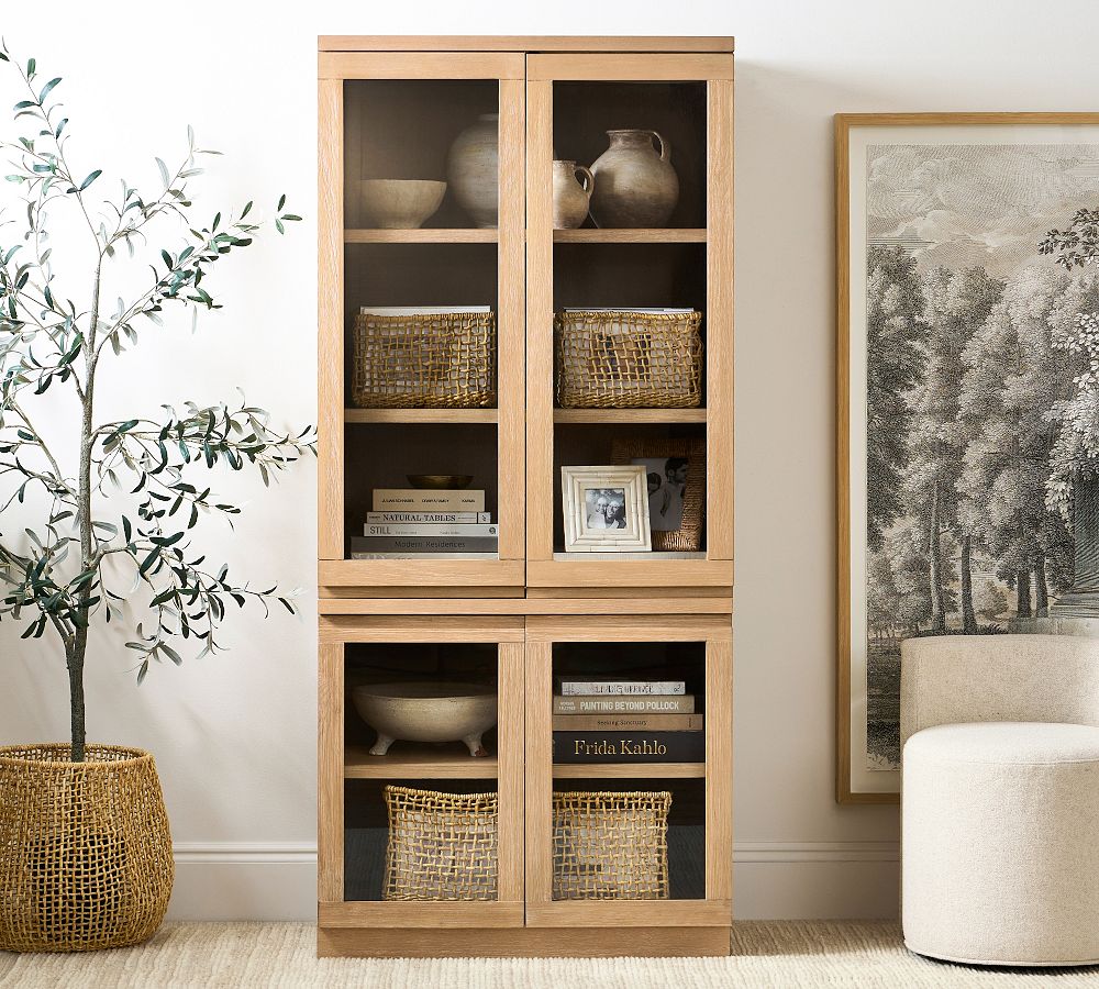 Pacific Glass Storage Cabinet (34&quot;)