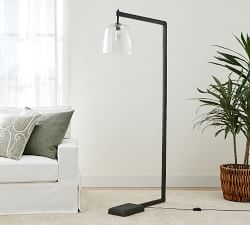 Porter Recycled Glass Sectional Floor Lamp (72&quot;)