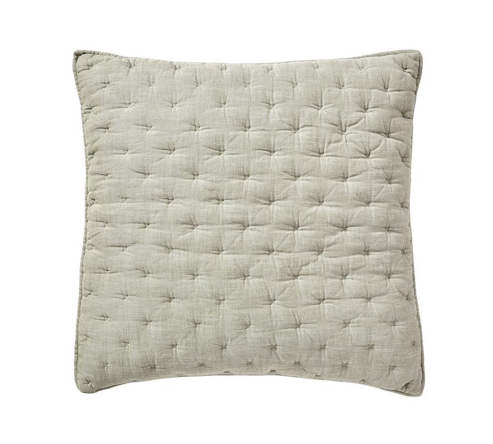 Cotton Cross Stitch Quilted Sham