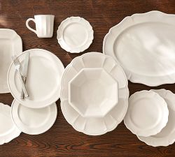 Heirloom Rope Rim Stoneware Salad Plates