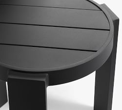 Malibu Metal Stackable Outdoor Side Stool, Set of 2 (18&quot;)