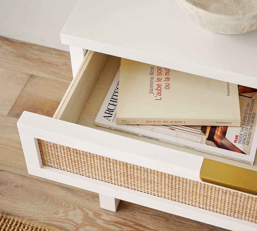 Westly Cane Nightstand (26") - Stylish Bedroom Storage