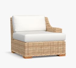 Build Your Own - Huntington Wicker Slope Arm Outdoor Sectional Components