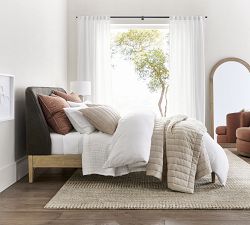 Layton  Leather Bed