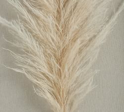 Faux Pampas Grass Shadow Box Wall Art