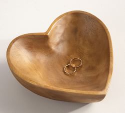 Wooden Heart Tray