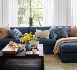 Serene Slipcovered Chaise Sectional (114&quot;&ndash;136&quot;)