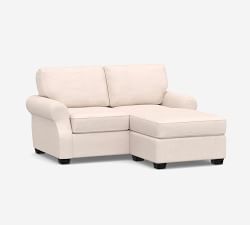 Fremont Roll Arm Reversible Chaise Sectional (74&quot;)