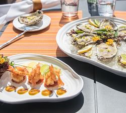 Fortessa Playa Blanca Outdoor Melamine Salad Plates - Set of 4