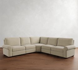 Big Sur Roll Arm Power Reclining L-Shaped Sectional (122&quot;-134&quot;)