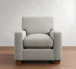 PB Comfort Modern Square Arm Recliner Pottery Barn