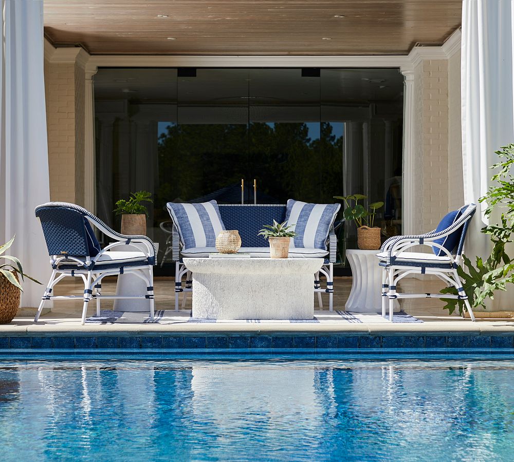 Linus Wicker Outdoor Lounge Chair