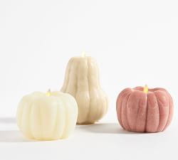 Open Box: Premium Flickering Flameless Wax Pumpkin Candle