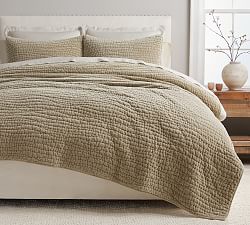 Open Box: Washed Velvet Handcrafted Quilt