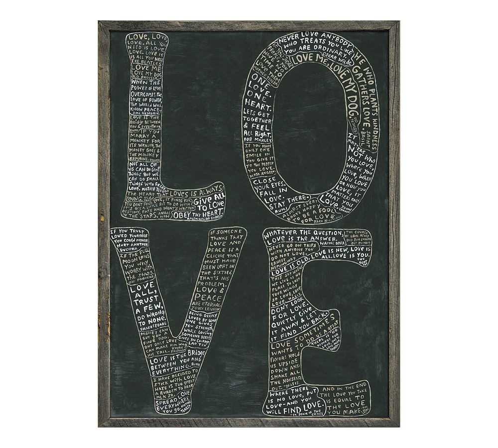 L-O-V-E Wall Art