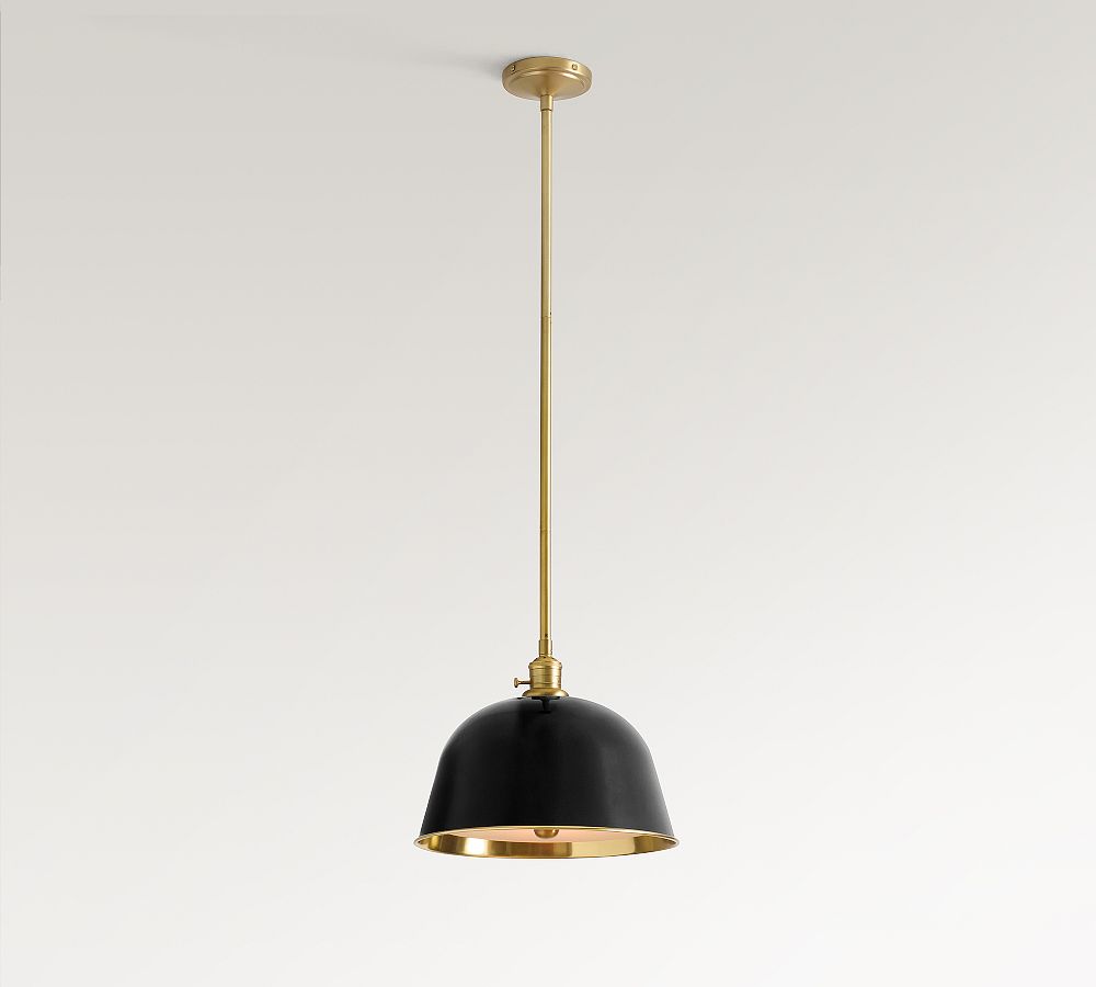 Metal Diffuser Bell Pole Pendant (14&quot;)