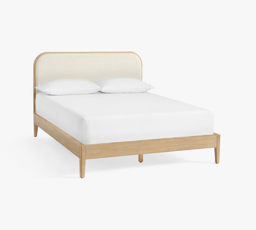 Layton Upholstered Rounded Ledge Bed | Stylish & Durable