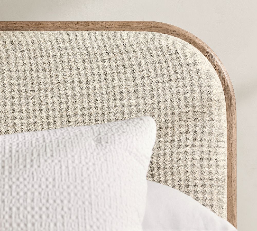 Layton Upholstered Rounded Ledge Bed | Stylish & Durable