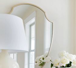 Tryon Gold Metal Wall Mirror
