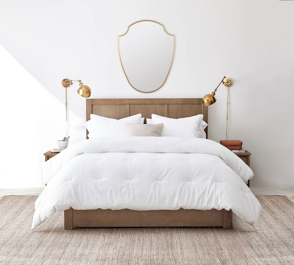 Tryon Gold Metal Wall Mirror