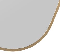 Tryon Gold Metal Wall Mirror