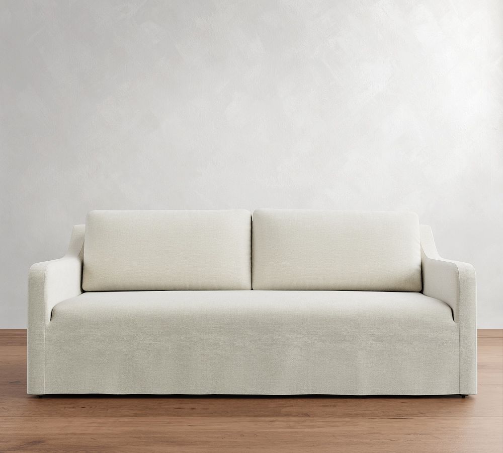 Maxine Slipcovered Sofa (56&quot;&ndash;80&quot;)