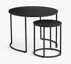 Fiji Metal Round Nesting Outdoor Coffee Table