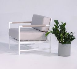 Halen Metal Outdoor Lounge Club Chair