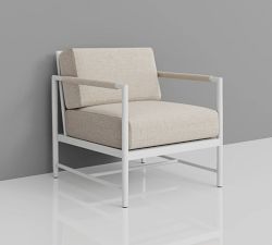 Halen Metal Outdoor Lounge Club Chair