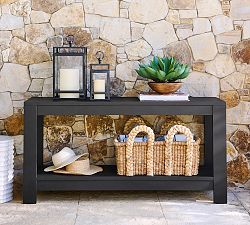 Malibu Metal Outdoor Console Table (60&quot;)