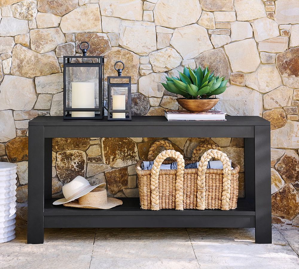 Malibu Metal Outdoor Console Table (60&quot;)