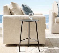 Briar Metal Round Outdoor Accent Table (14&quot;)