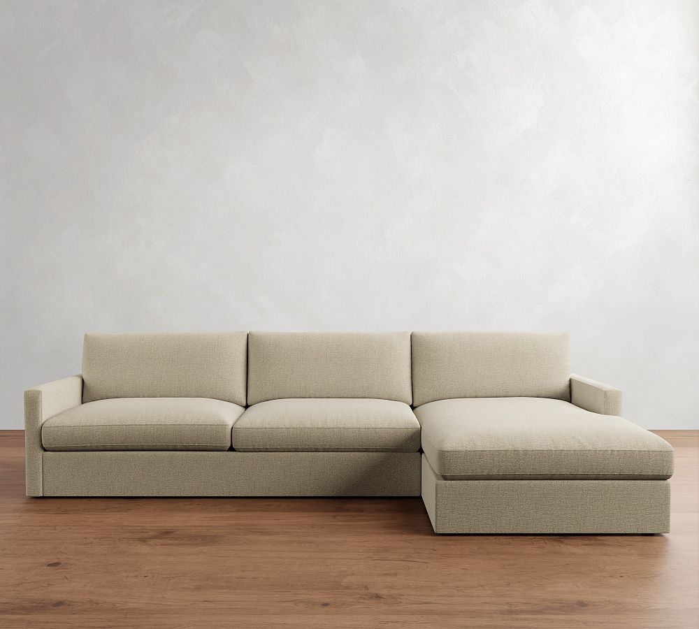 Westwood Slim Arm Chaise Sectional (131&quot;&ndash;146&quot;)