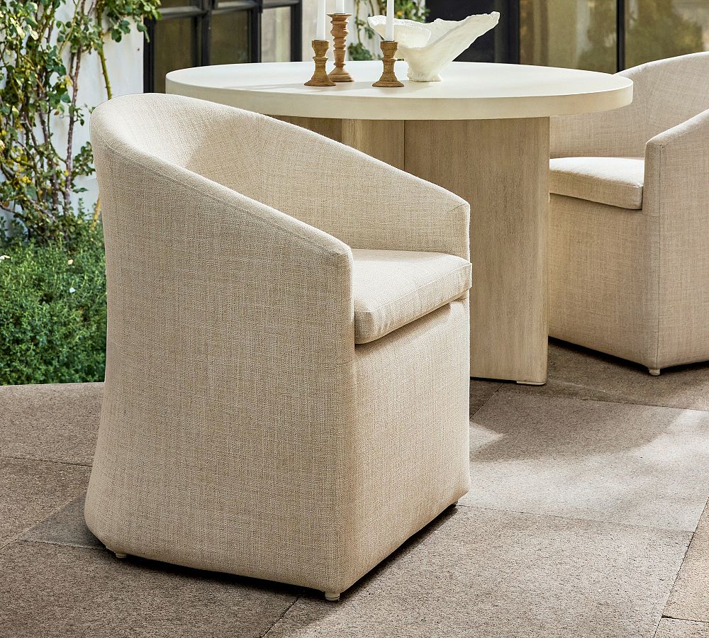 Baldwin Upholstered Outdoor Dining Armchair