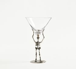 Skeleton Martini Glass
