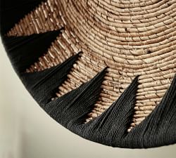Sunny Handwoven Basket Wall Art