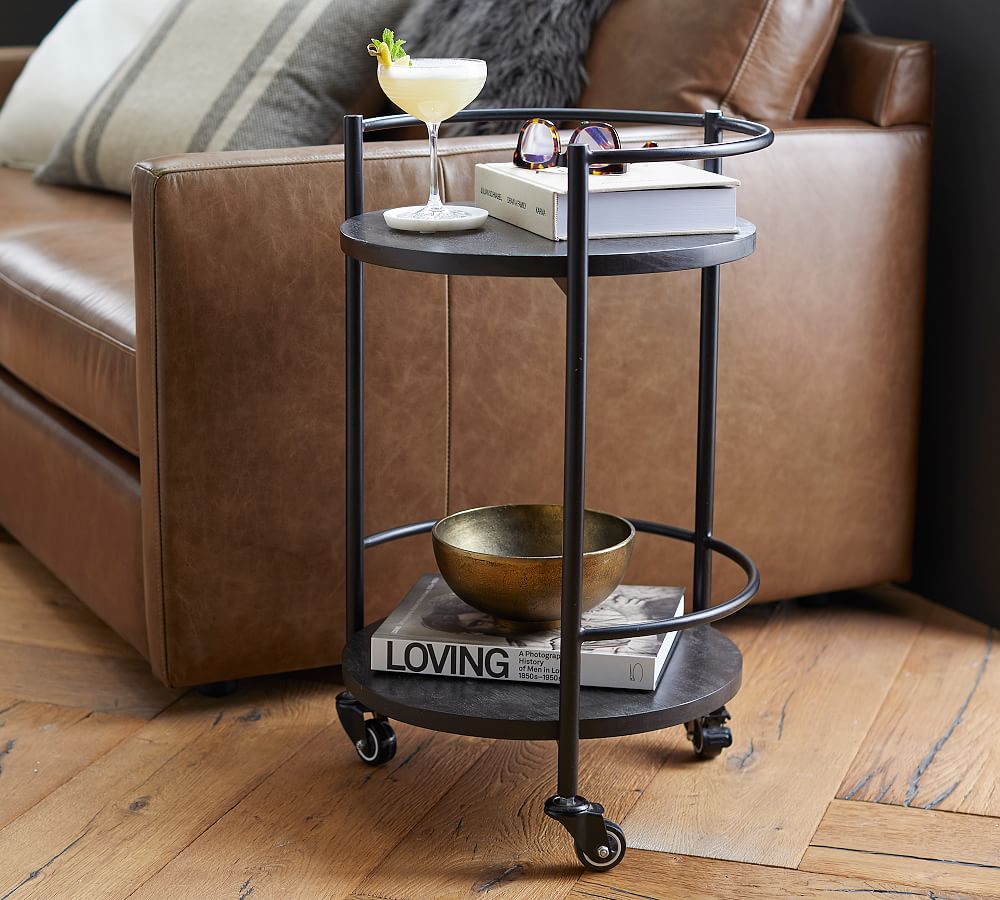 Warren Round Bar Cart (17.5&quot;)