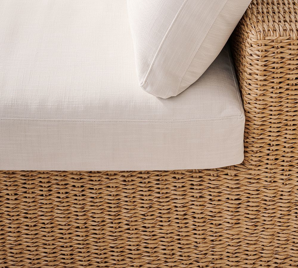 Kostas Wicker 4-Piece Outdoor Sectional (129") | Durable & Stylish