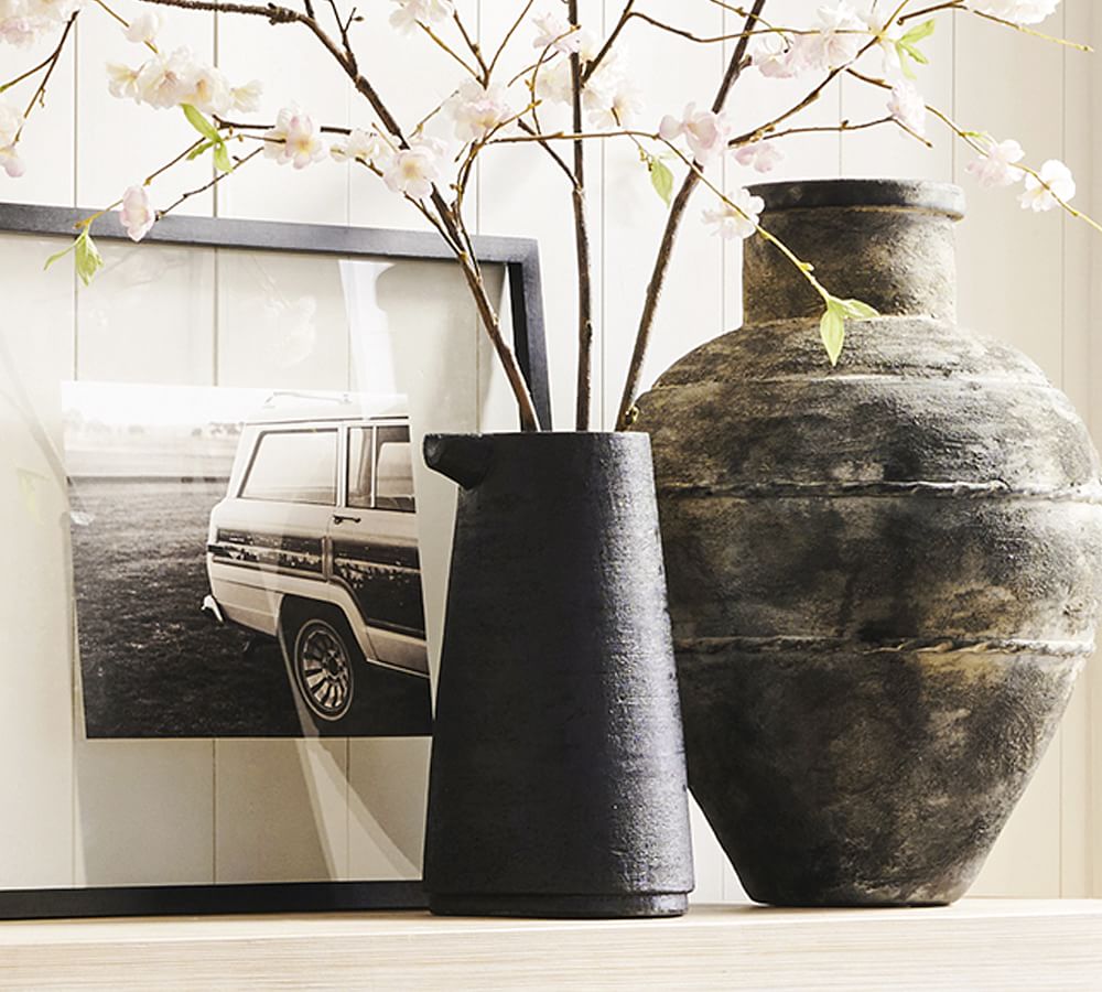 Terracotta Pitcher - Black