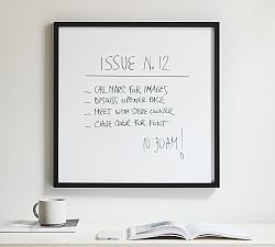 Wood Gallery Office Whiteboard - Black