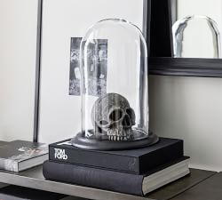 Black Handcrafted Metal Skull