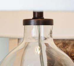 Ansel Glass Table Lamp (22&quot;)
