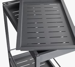 Indio Metal Outdoor Bar Cart (34&quot;)