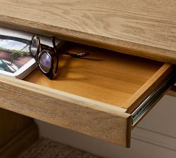 Printer's Writing Desk with Bookcase &amp; File Cabinet