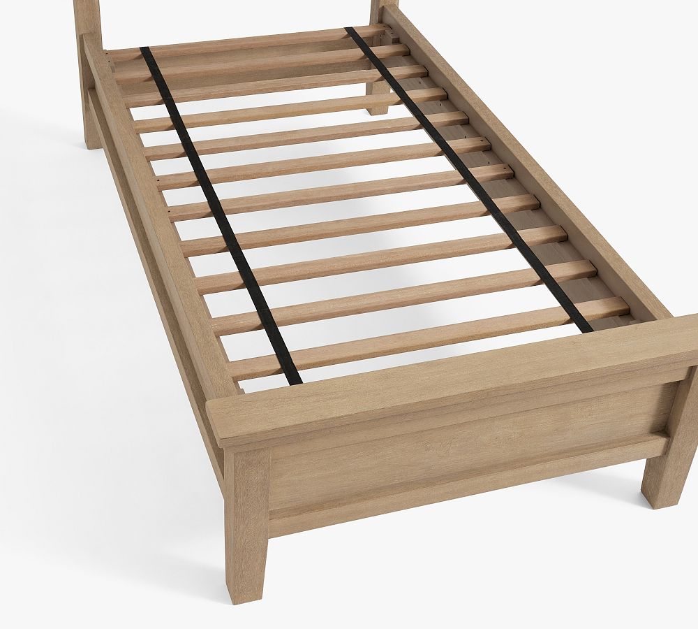 Farmhouse Platform Bed - Wooden Beds | Pottery Barn