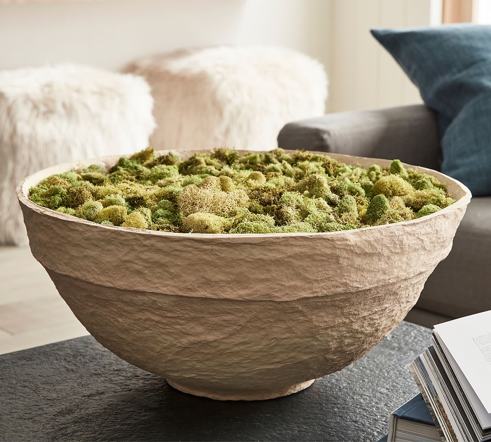 Paper Mache Centerpiece Bowl