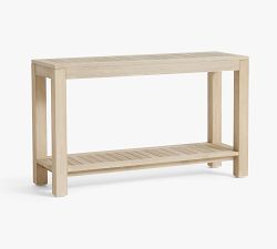 Indio Eucalyptus Rectangular Outdoor Console Table (51&quot;)