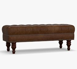 Martin Leather Bench (50.5&quot;)