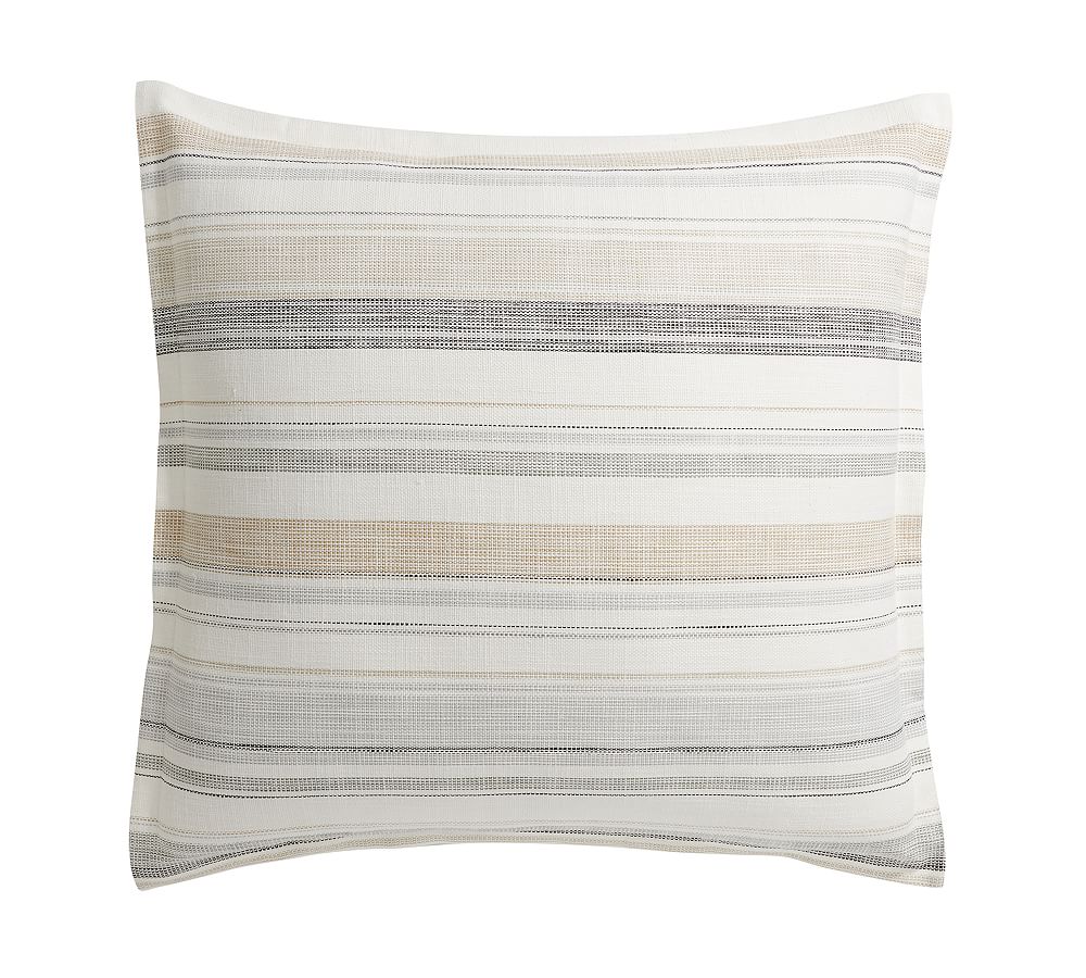 Euro Clayton Striped Cotton Sham