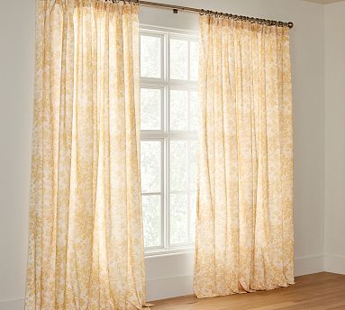 Pottery barn authentic lined curtains Set of 4